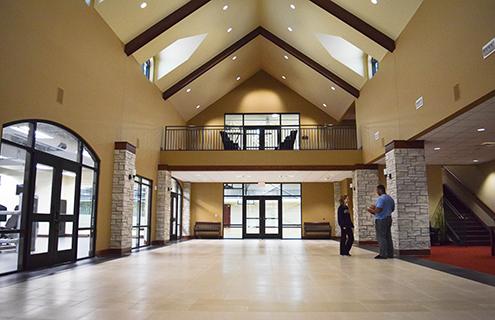 Rec-center atrium